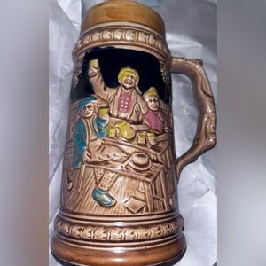 Ceramic Mug with Colorful Historical Scene